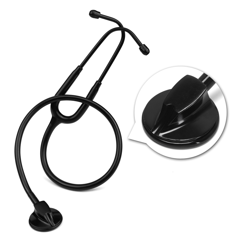Medical Lab Equipments - Tutto nero Stetoscopio medico per cardiologia