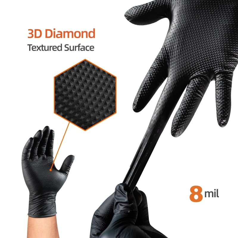 Guanti in Nitrile Nero Resiste - Disposable Gloves Nitrile recensione e prezzo