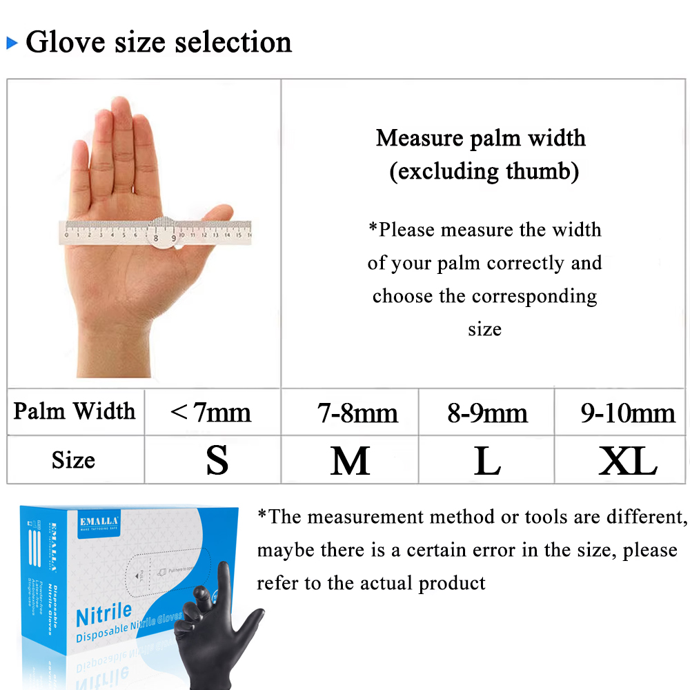 100/50/10PCS Guanti monouso pe - Disposable Gloves Nitrile recensione e prezzo