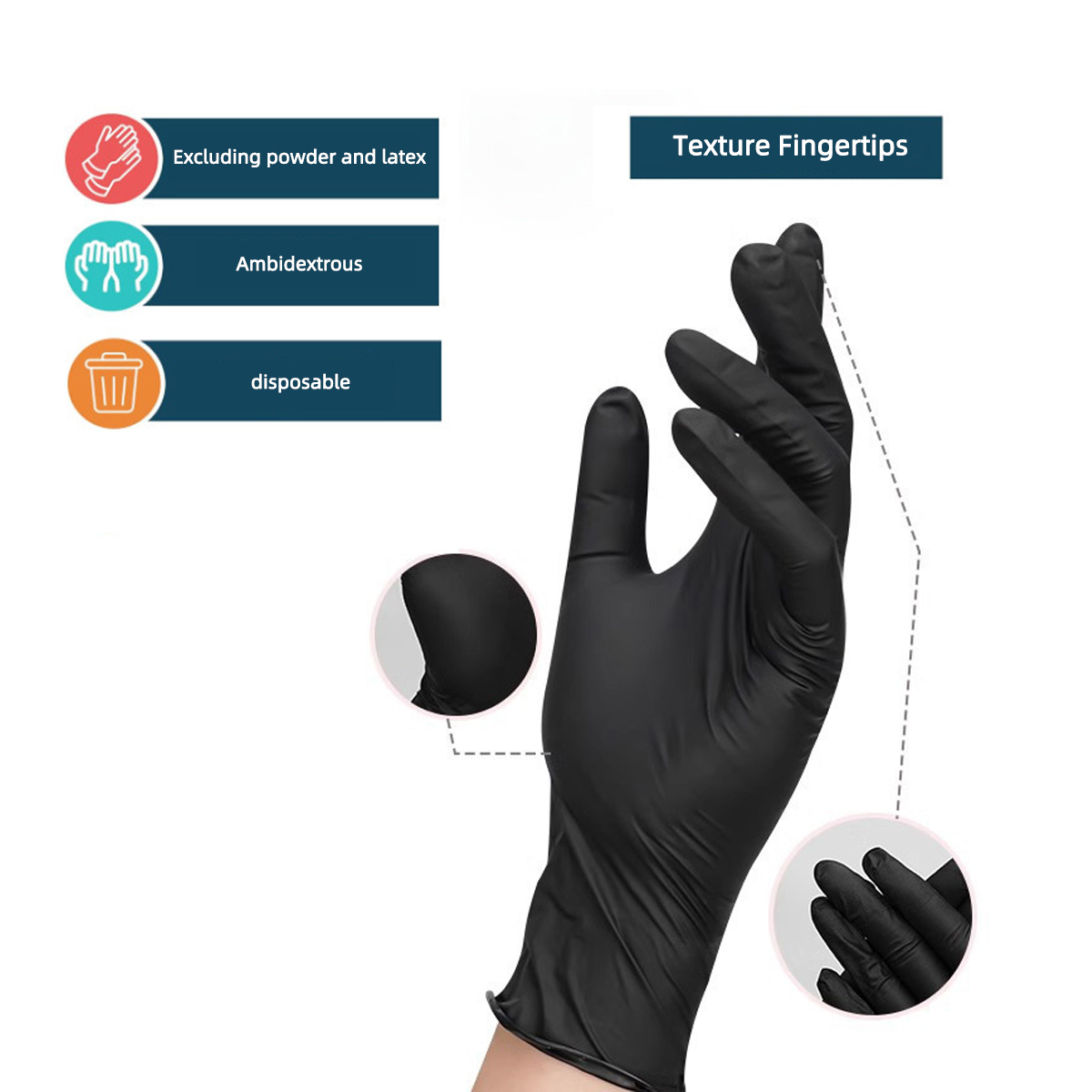 10/20/50/100PCS Guanti monouso - Disposable Gloves Nitrile recensione e prezzo