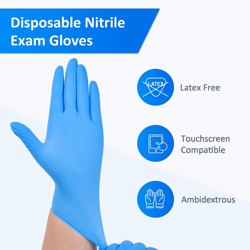 100 Pezzi Guanti Monouso in Ni - Disposable Gloves Nitrile recensione e prezzo