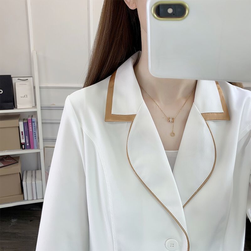 abito corto bianco uniforme di - Medical Lab Coats recensione e prezzo
