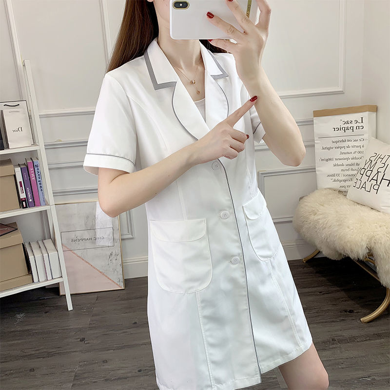 abito corto bianco uniforme di - Medical Lab Coats recensione e prezzo