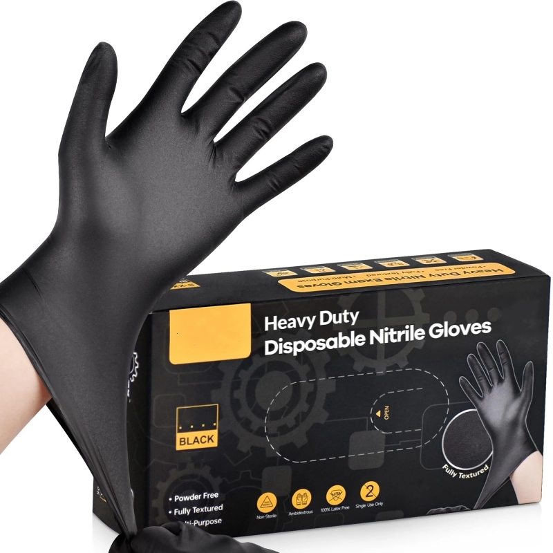 Guanti monouso neri in nitrile - Disposable Gloves Nitrile recensione e prezzo