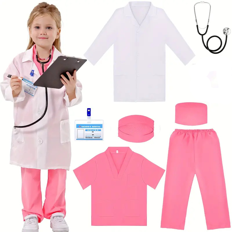 7PCS Bambini Dottore Infermier - Medical Lab Coats recensione e prezzo
