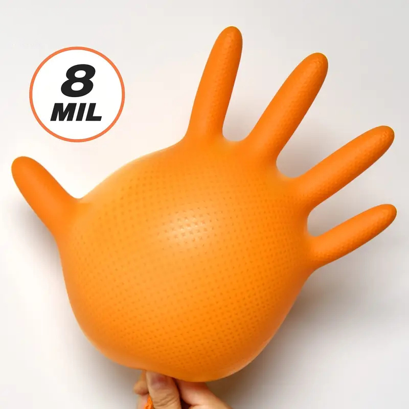 Guanti in Nitrile Arancioni Re - Disposable Gloves Nitrile recensione e prezzo