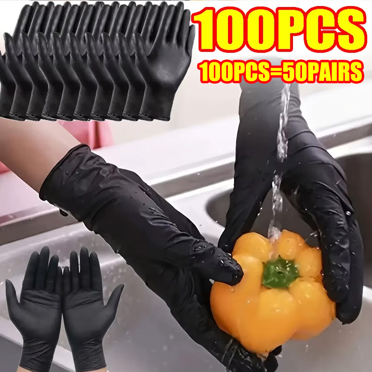 Guanti monouso da imballaggio  - Disposable Gloves Nitrile recensione e prezzo