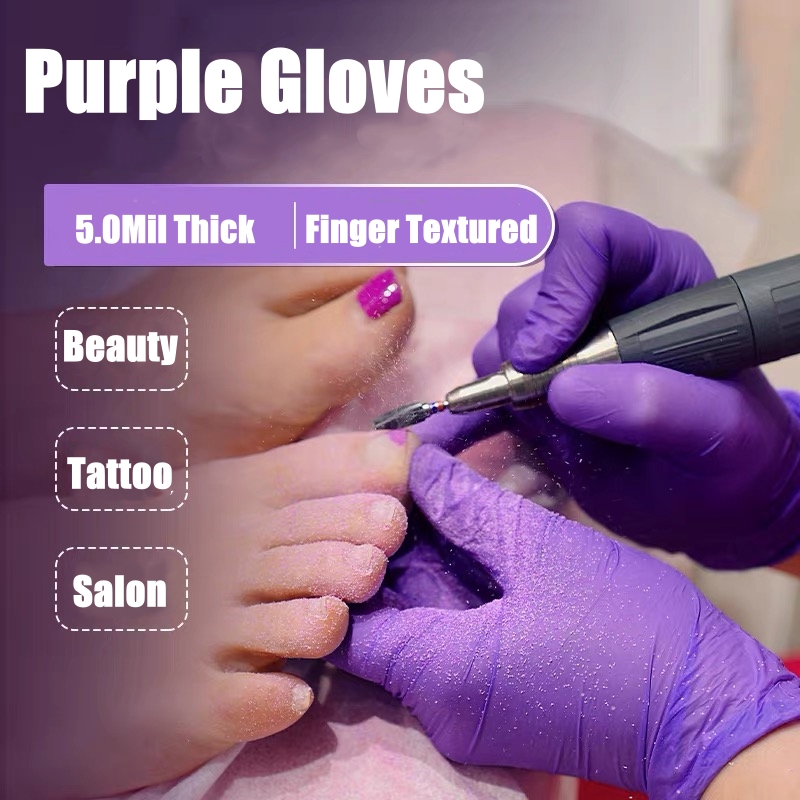 50/100PCS Guanti in nitrile vi - Disposable Gloves Nitrile recensione e prezzo