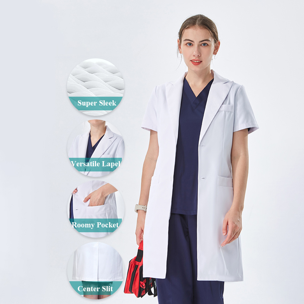 Camice da Medico Bianco con Co - Medical Lab Coats recensione e prezzo